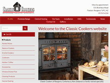 Tablet Screenshot of classiccookers.co.nz
